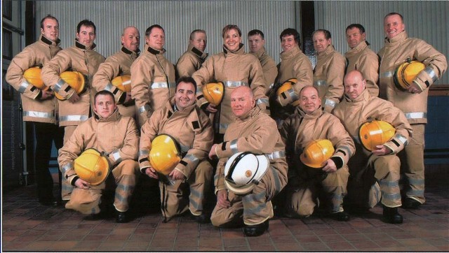 Invergordon Fire station crew 2005