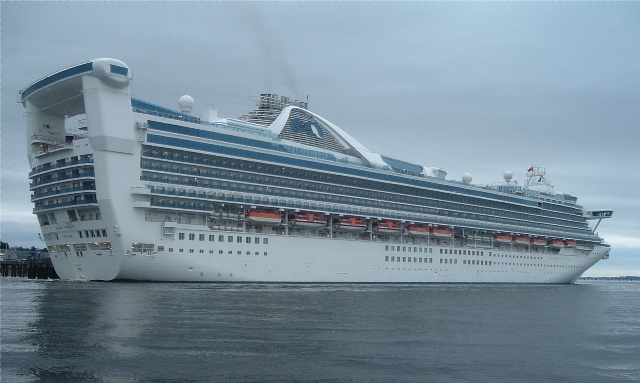 Grand Princess berthed at Invergordon July 12th