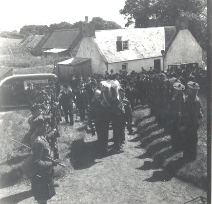 Sgt Kenny Ross's funeral 1940 at Invergordon