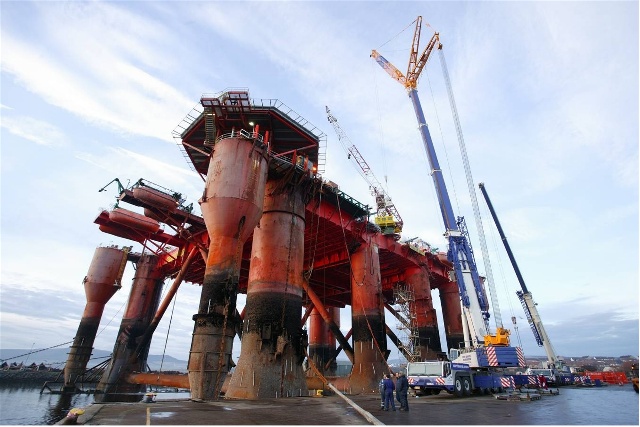 Borgholm Dolphin at Queens Dock - Invergordon