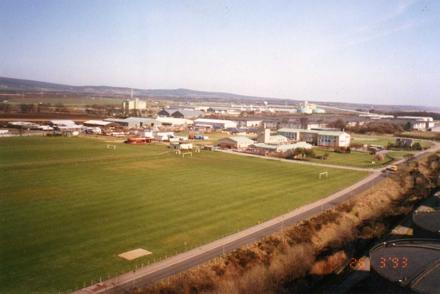 The view North-East across the Academy and beyond