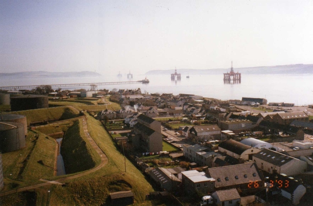 The view East with the Sutors in the background