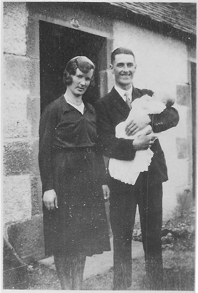 Ack and Cath Maclennan with first son Cameron