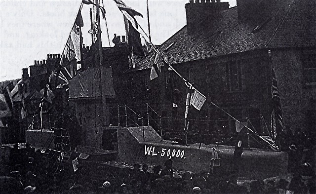 Submarine in Invergordon High Street