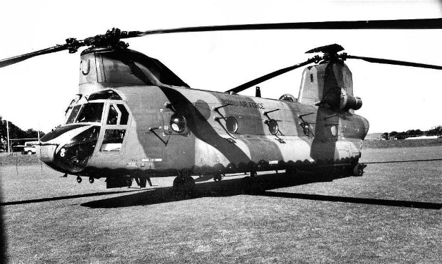 Chinook Helicopter at Invergordon