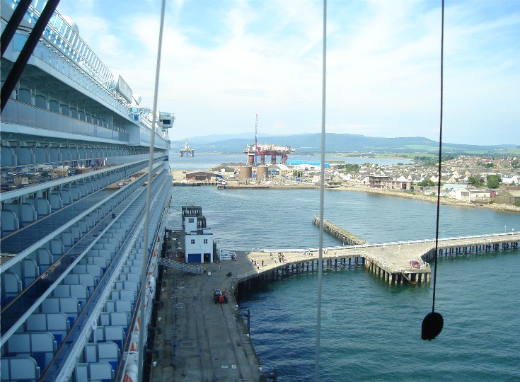 Invergordon from the Crown Princess