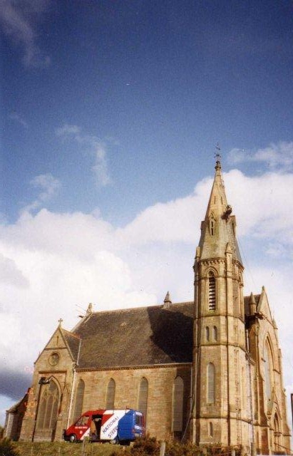 Steeplejacks at Rosskeen Free Church