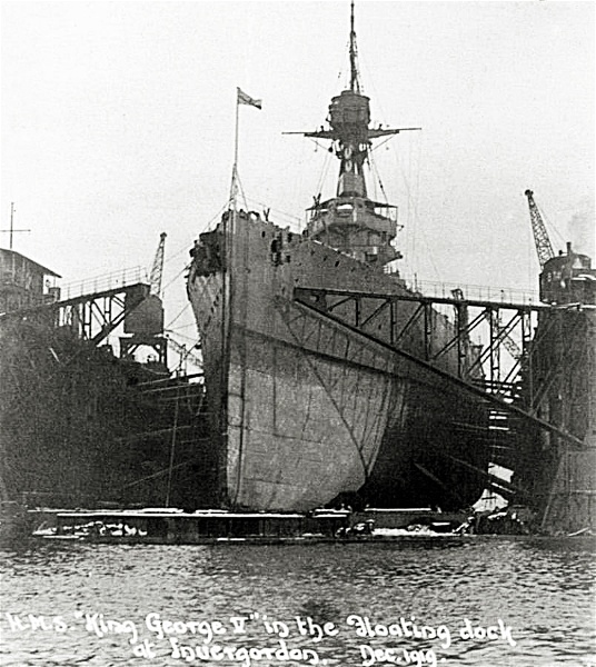 HMS King George V at Invergordon
