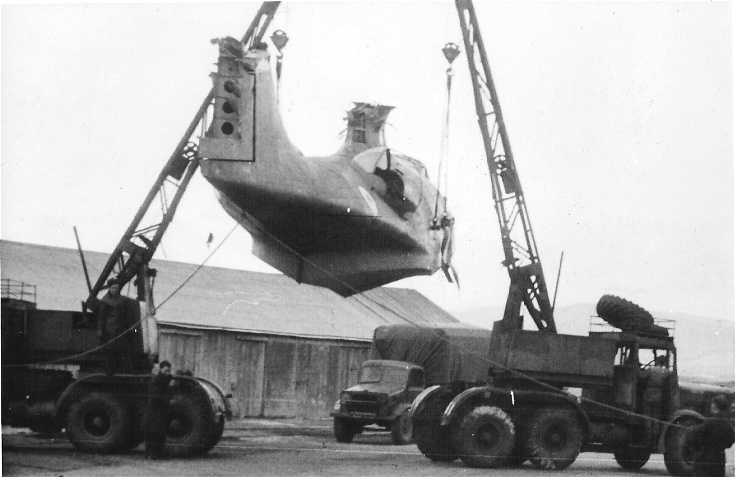 Recovery of a Consolidated PBY Catalina Flying Boat