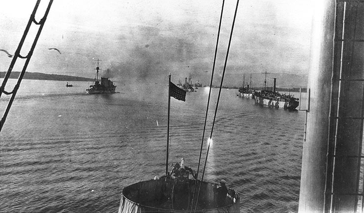 Northern Barrage - US Minelayers and a British Cruiser in the Cromarty Firth