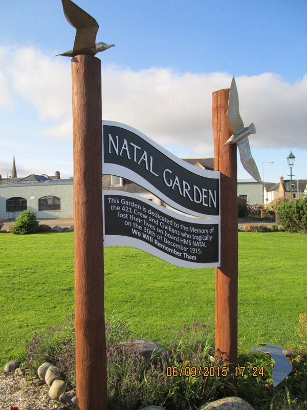 New sign at Natal Garden
