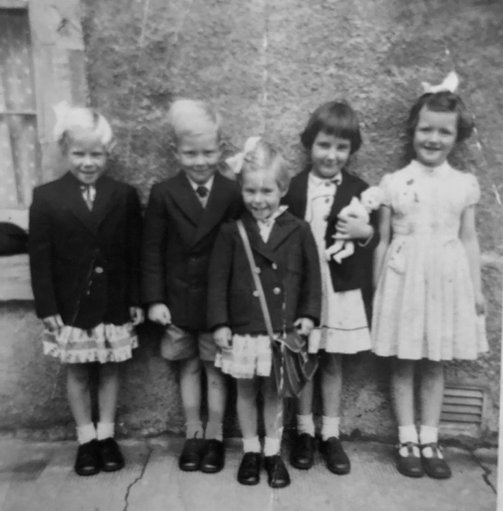 15 High Street, Ready for 1st day at school 1960