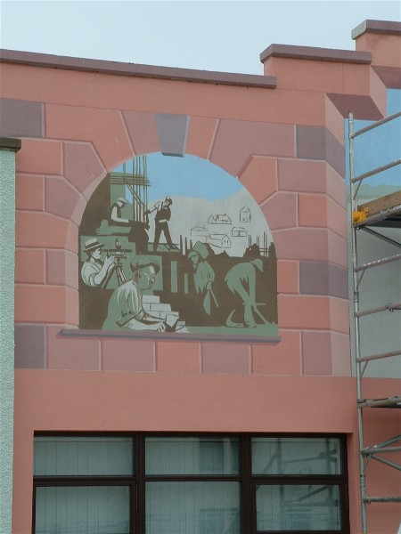 High Street Mural Panel detail