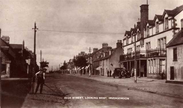 Invergordon High Street, looking West