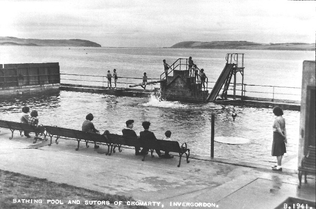 Bathing Pool and Sutors of Cromarty, Invergordon