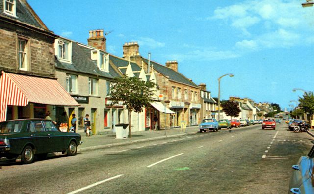 Invergordon High Street, looking East