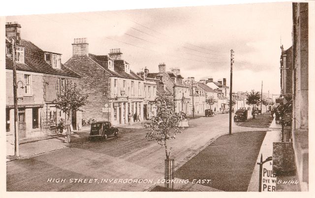 High Street, Invergordon, Looking East