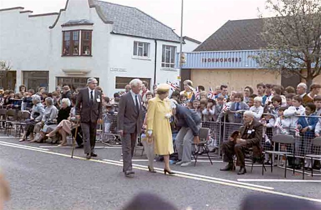 The Queen in Invergordon High Street