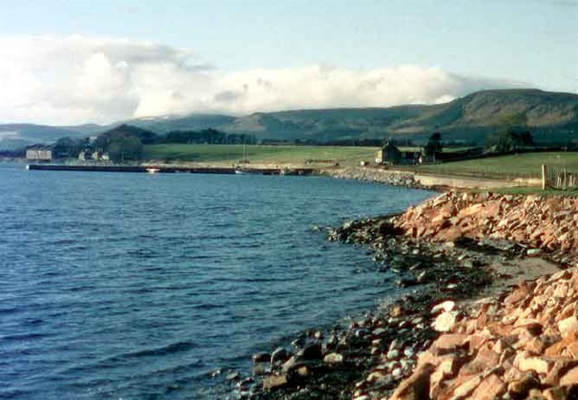 Fyrish Hill and Ben Wyvis from Invergordon