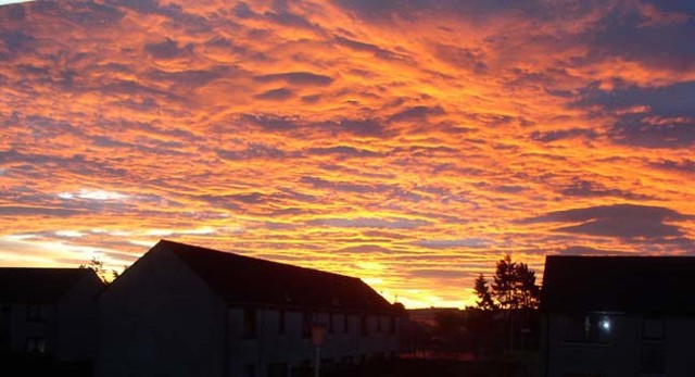 Sunrise over Invergordon