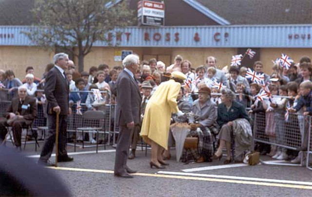 The Queen in Invergordon High Street