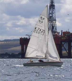 Dinghy sailing in the Firth