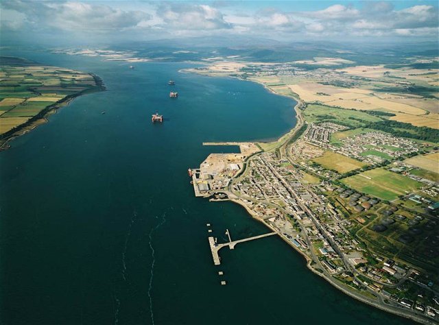The Invergordon Archive Aerial View Of Invergordon And Firth Looking West the-invergordon-archive-aerial-view-of-invergordon-and-firth-looking-west