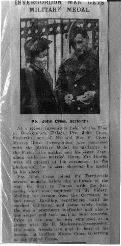 Invergordon Man gets Military Medal