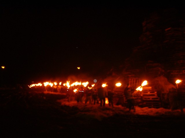 Torchlight Procession to the Bonfire