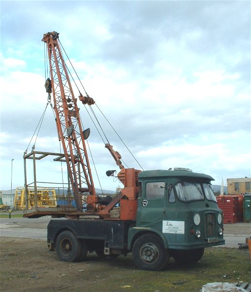 Old Lorry-Mounted Crane