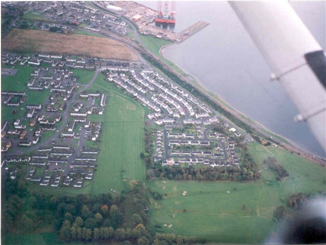 Aerial view of Invergordon