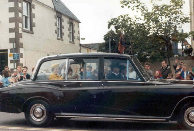 Her Majesty The Queen visits Invergordon