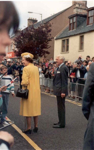 Her Majesty The Queen visits Invergordon
