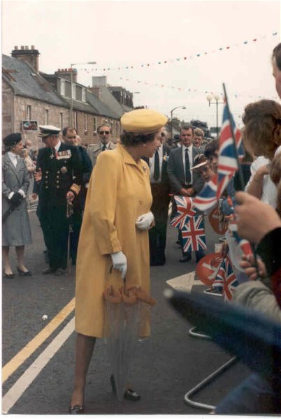 Her Majesty The Queen visits Invergordon