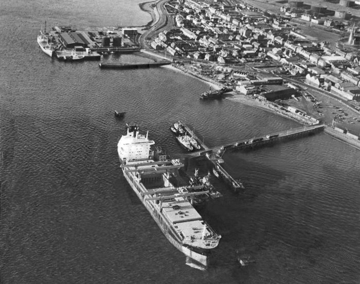 Admirality Pier and Invergordon to the West
