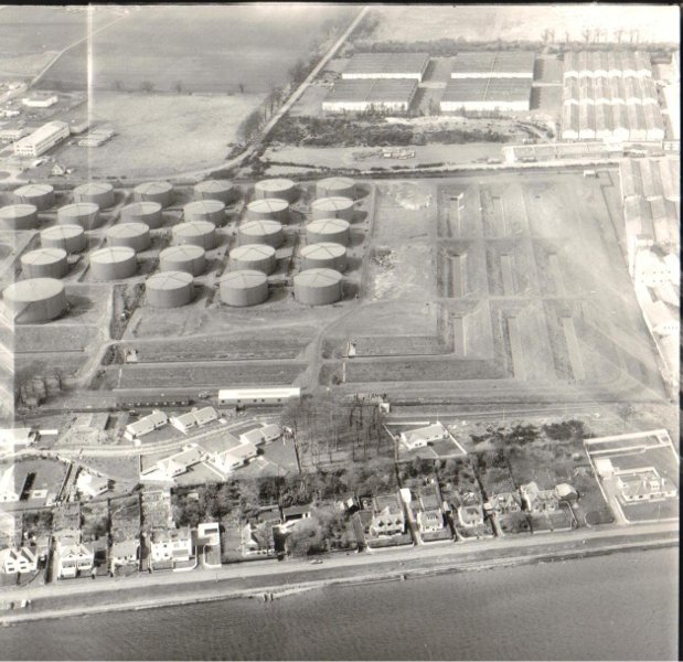 Eastern end of Invergordon from the air