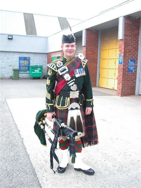 Pipe Major Calum Mackenzie