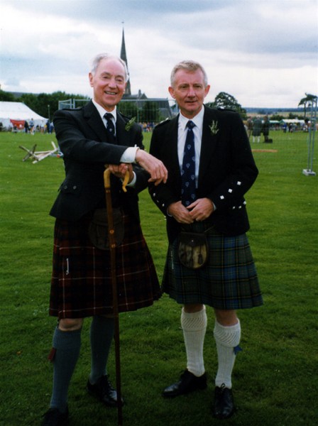 Two Likely Lads at the Highland Gathering