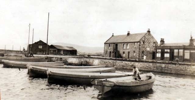 Naval Cutters at Invergordon Harbour