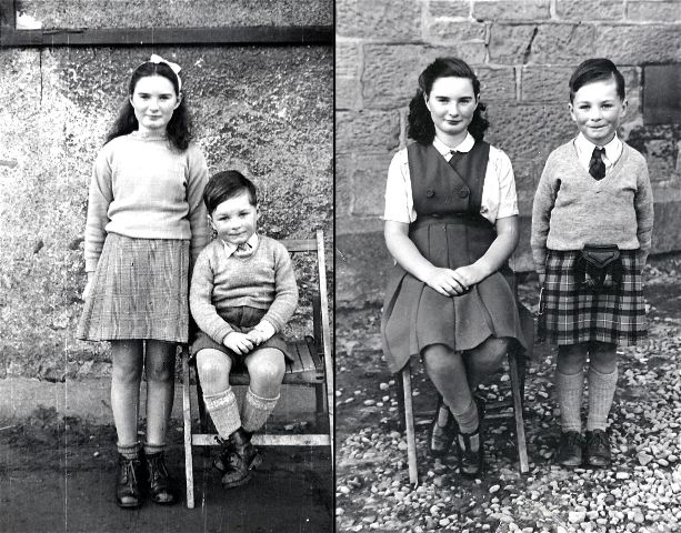 School Photos of the Geddes family