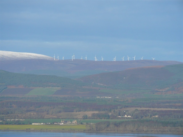 The Windfarm at Beinn Tharsuinn on the Struie
