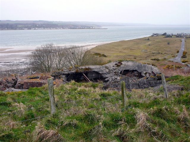 Old Wartime Gun Emplacements at Nigg